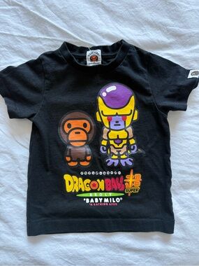 Bape x Dragonball Z - Kids Black Tee